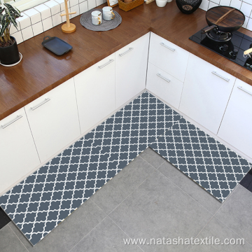 Simple home kitchen waterproof foot mat